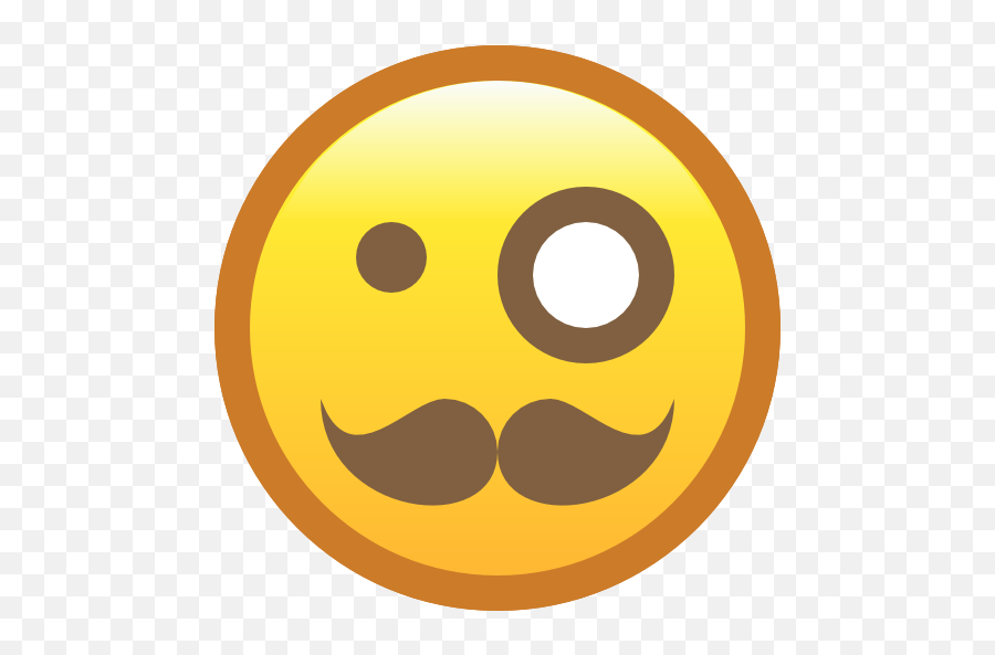 Gentleman - Smiley Emoji,Movember Emoji