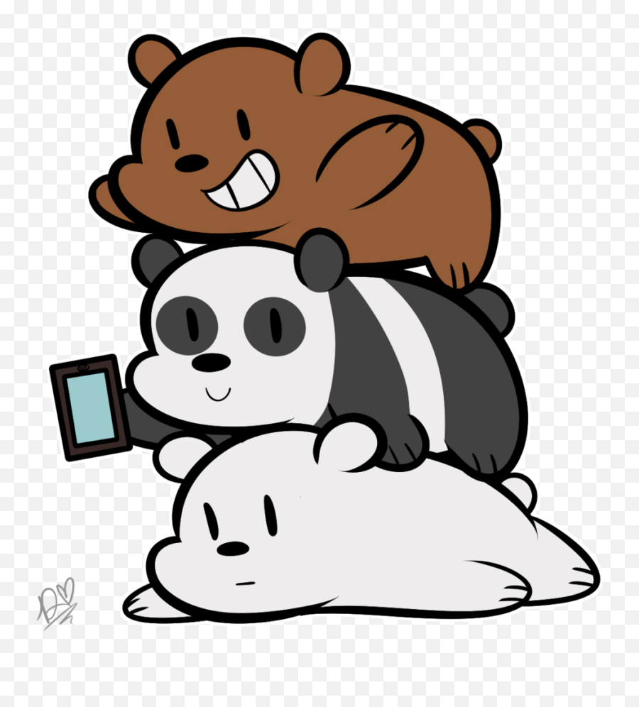 We Bare Bears Iphone Wallpapers - Bare Bears Wallpaper Hd Iphone Emoji,Panda Bear Emoji