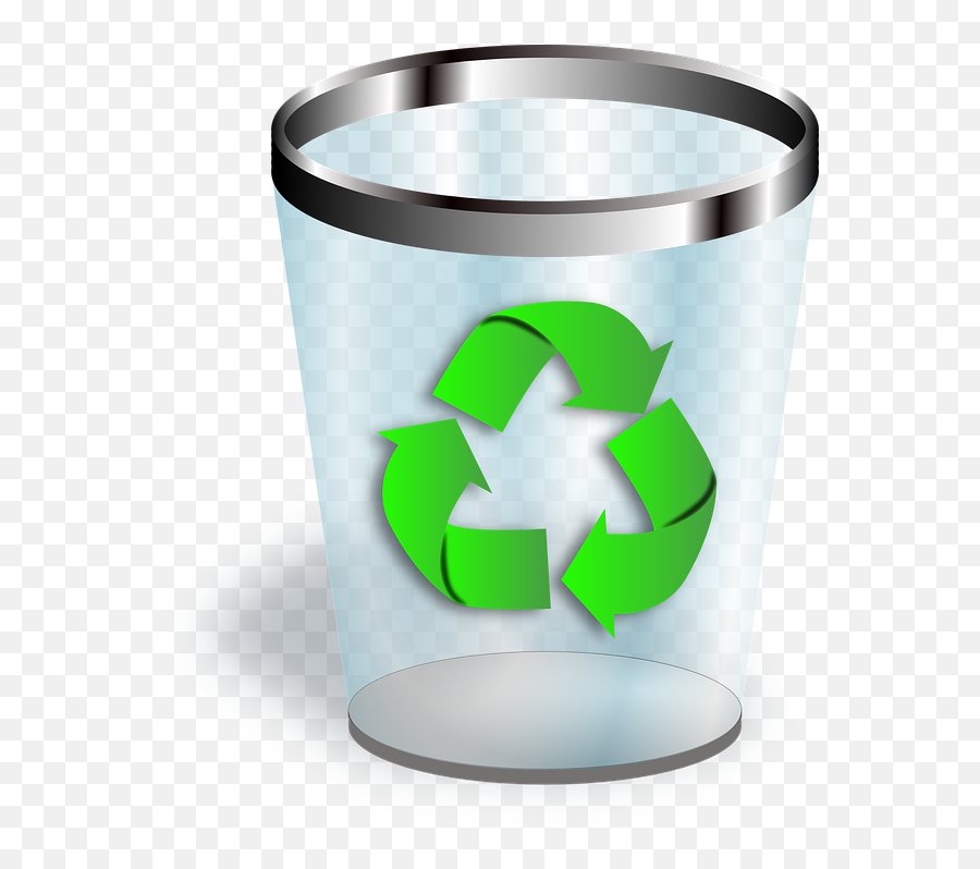 Trashcan Recycle Bin - Png Recycle Bin Logo Emoji,Trash Bin Emoji