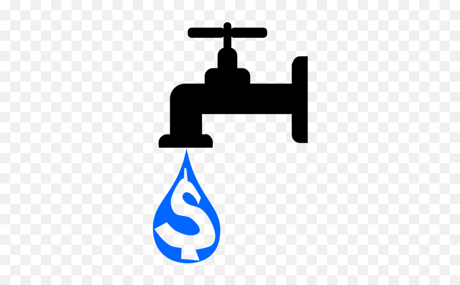 Water Kosten Vectorillustratie - Faucet Clipart Emoji,Wet Drops Emoji
