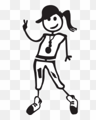 Free Stick Pictures Of People Download - Transparent Figure Girl Emoji