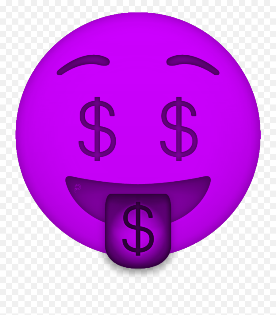 Emoji Smily Dollar - Circle,Self Made Emoji