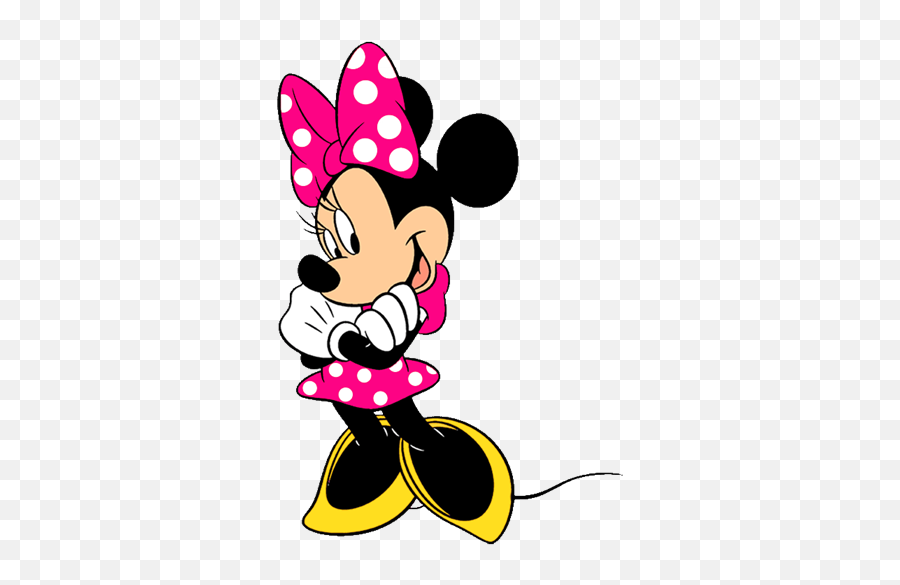 Minnie Mouse Polka Dot Disney Birthday - Printable Minnie Mouse Clip Art Emoji,Minnie Mouse Emoji For Iphone