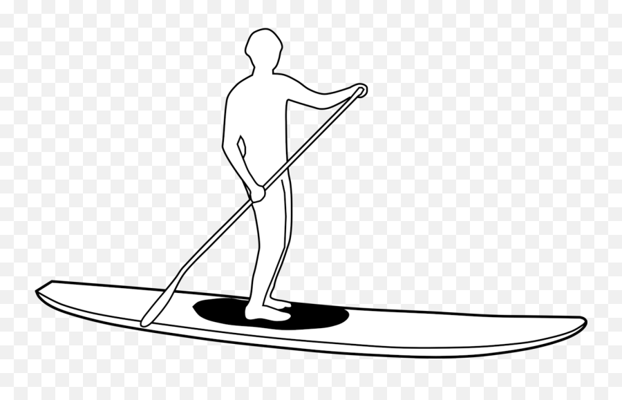 Surfing Clipart Individual Sport - Paddleboard Png Emoji,Paddle Board Emoji