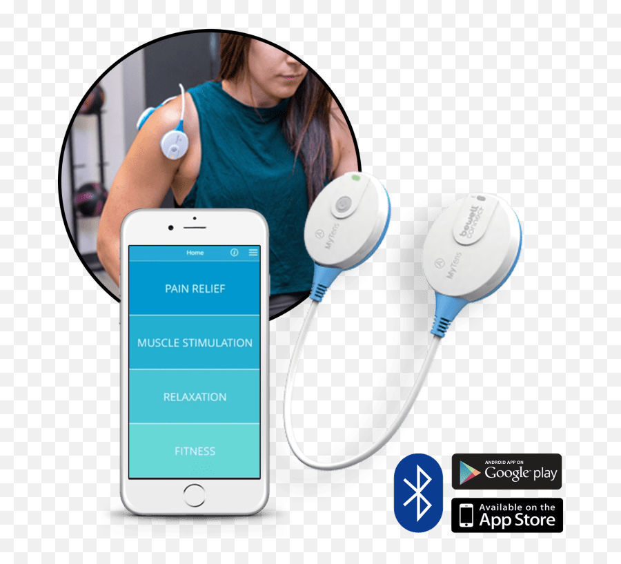 Mytens Wireless Tens Unit And Muscle - Headphones Emoji,Muscle Emoji Hat
