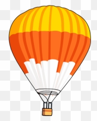Download Hd Candy Corn Balloon Clip Art - Weather Balloon Transparent Hot Air Balloon Clip Art Emoji,Candy Corn Emoji