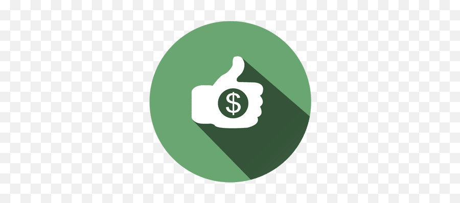 Thumb Dollar Circle Icon - Transparent Png U0026 Svg Vector File Illustration Emoji,Rain Drop Emoji
