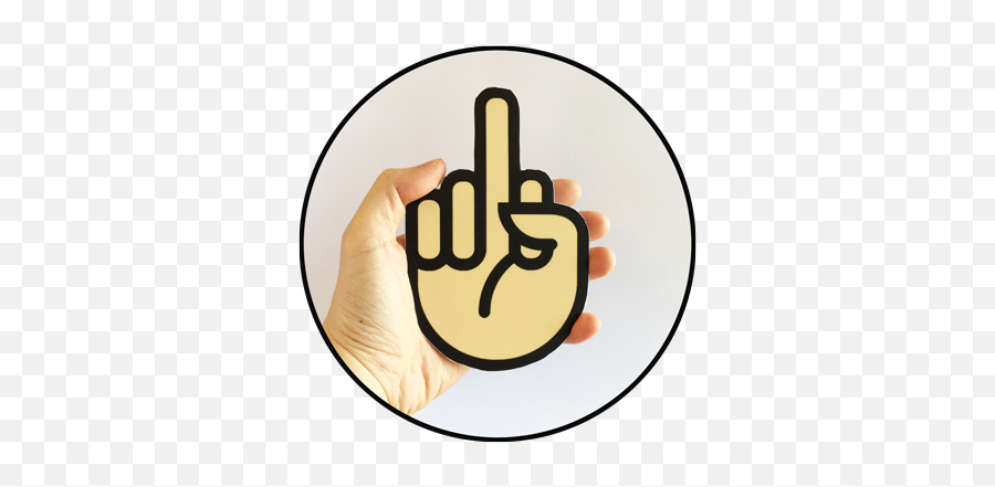 A Foam Finger - Middle Finger Full Size Png Download Seekpng Middle Finger Icon Png Emoji,Bird Finger Emoji