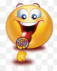 Party Hard Emoji Png Image - Lollipop
