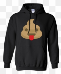 Emoji Poo Or Poop Tongue Out Pullover Hoodie 8 Oz - You Wish Upon A Star Teachers,Toungue Out Emoji