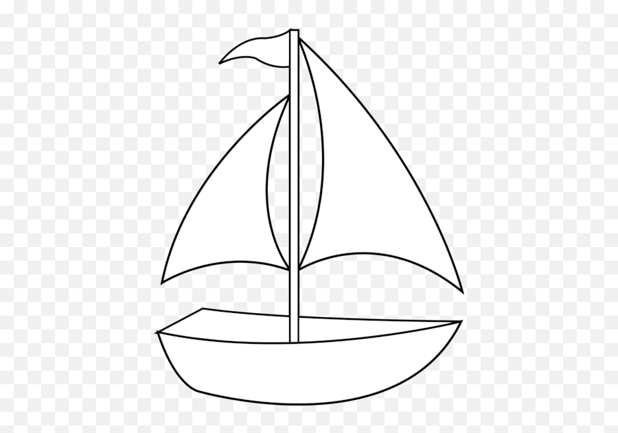 Black Boat Clipart Png - Boat Clipart Black And White Emoji,Lil Boat Emoji