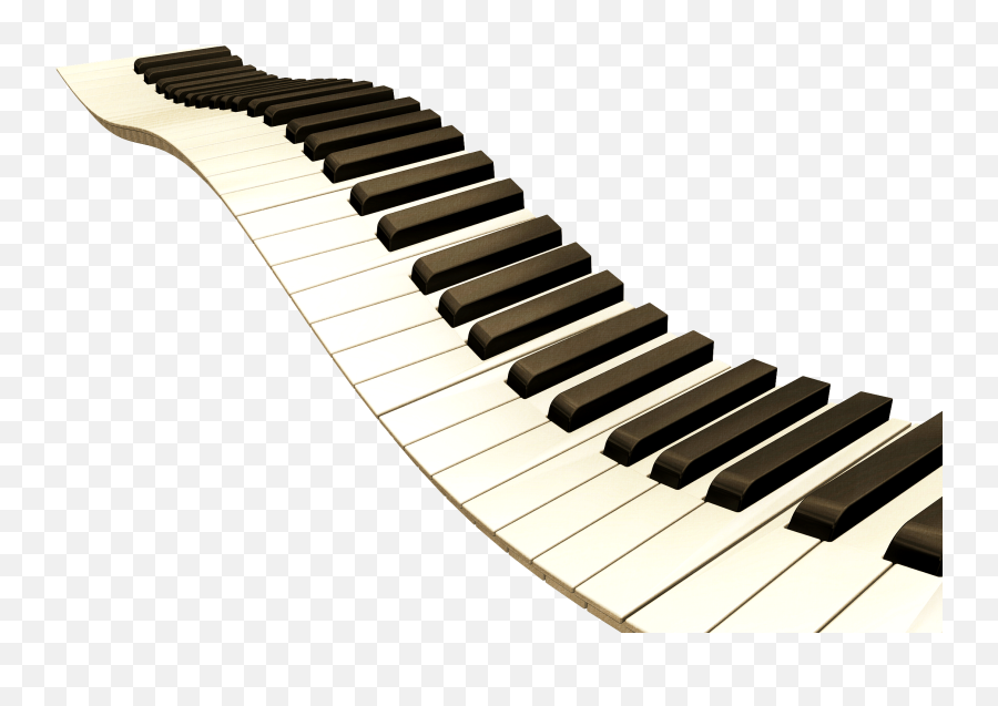 Piano Keyboard Clipart Transparent - Wavy Piano Keys Emoji,Piano Emoji Png