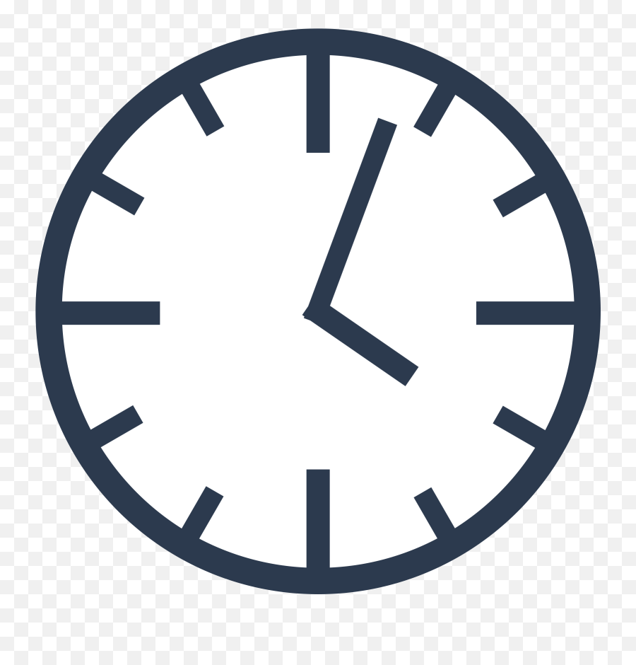 Transparent Clipart Clock - Transparent Background Clipart Clock Emoji,Clock Plane Emoji