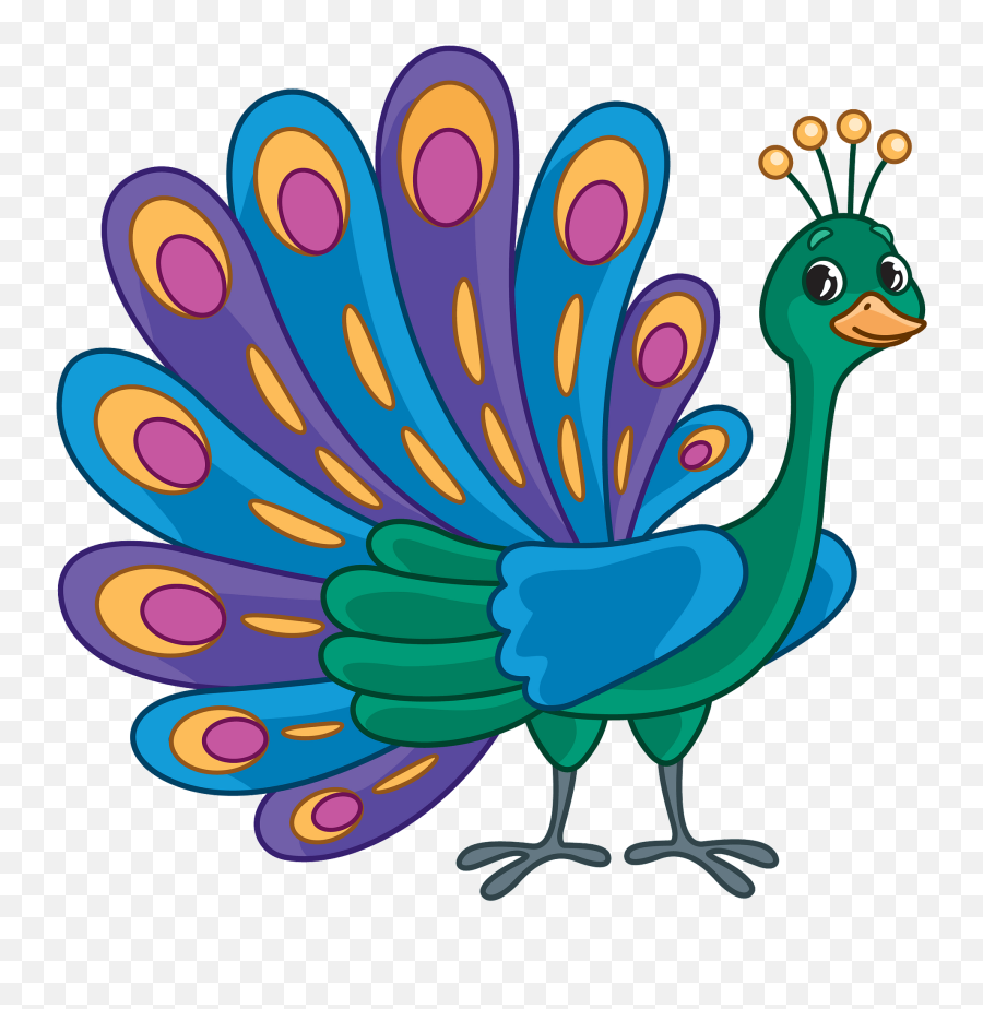 Peacock Clipart - Lovely Emoji,Peacock Emoji
