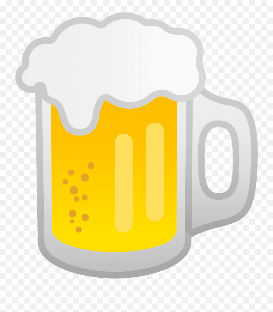 Beer Mug Emoji Clipart - Beer Mug Beer Icon Png,Oktoberfest In Emojis