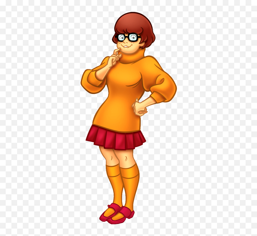Orange Among Us Character With Dum - Fred Daphne Velma Scooby Doo Emoji ...