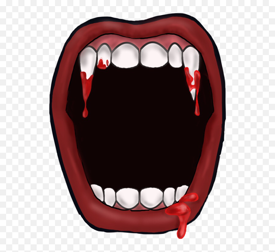 Fangs Freetoedit Ftevampirefangs - Clip Art Emoji,Fangs Emoji