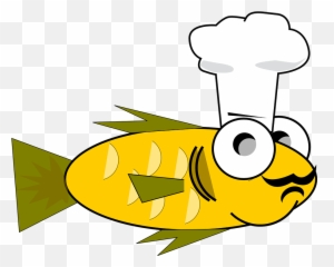 Free Chef Cooking Vectors - Fish Cartoon Png Emoji