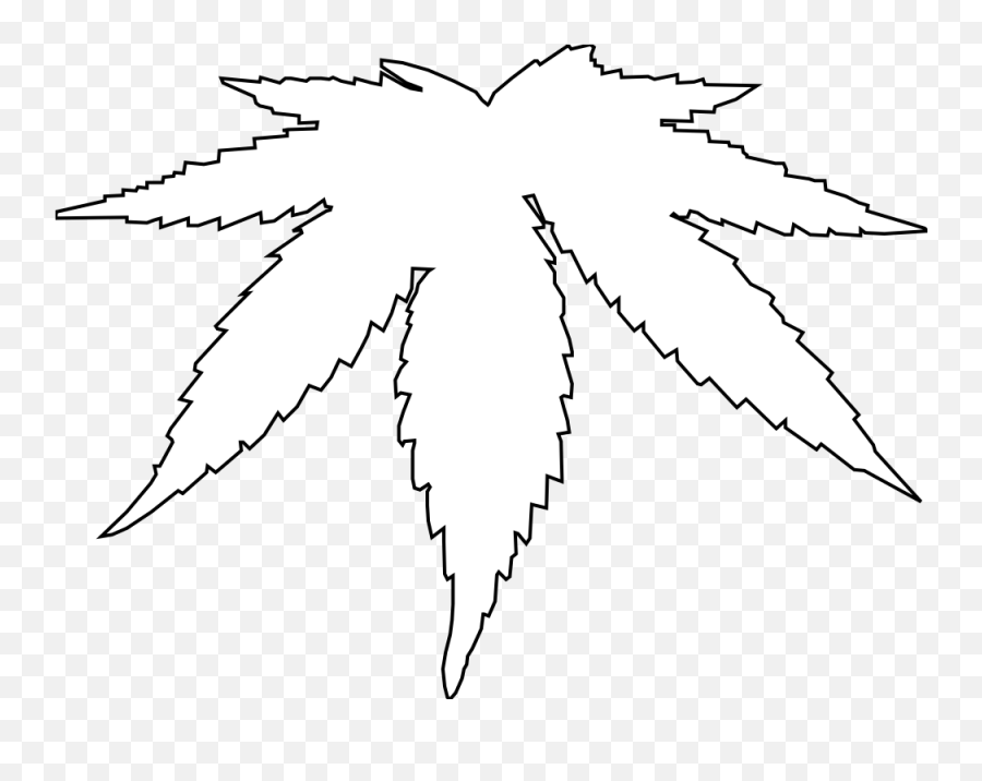 Marijuana Clipart - White Marijuana Leaf Vector Emoji,Pot Leaf Emoji