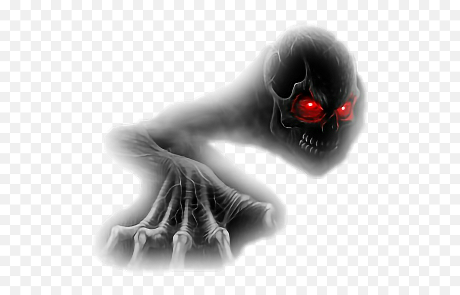 Skull Skeleton Bones Creepy Creeping - Horror Images With Sound Free Download Emoji,Skull Eyes Emoji