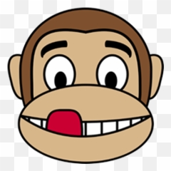Manga Monkey Stickers For Whatsapp - Crying Emoji