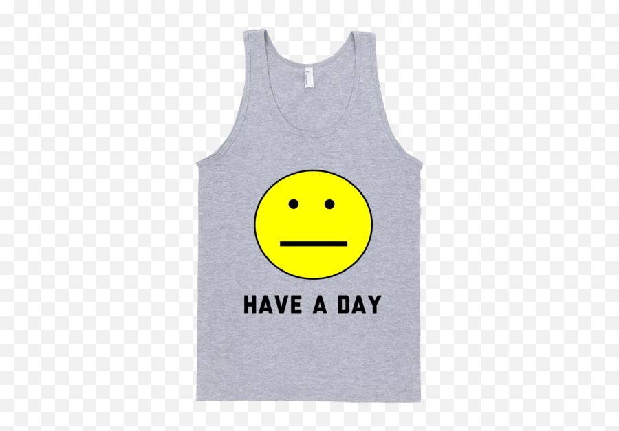 Have A Day Tank Top - Smiley Emoji,Shaka Emoticon