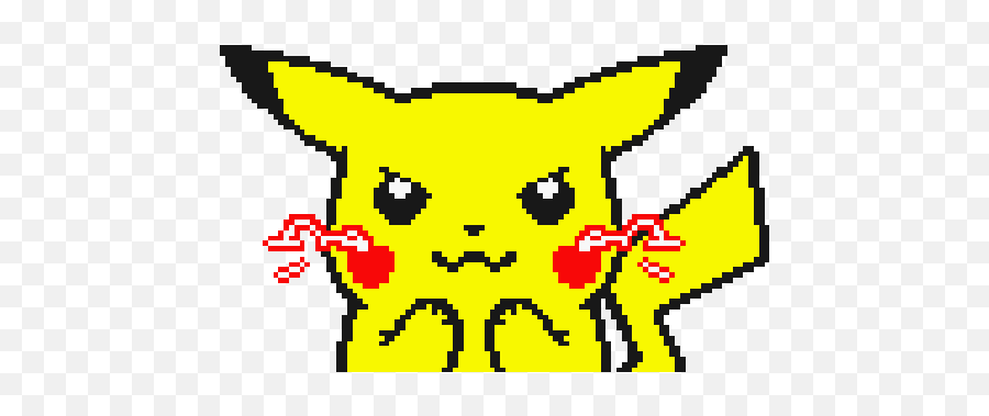 Pikachu Pixel Art Gif Emoji,Pikachu Emoji Text