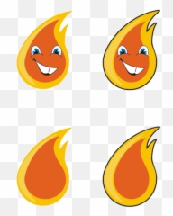Flames - Cartoon Emoji