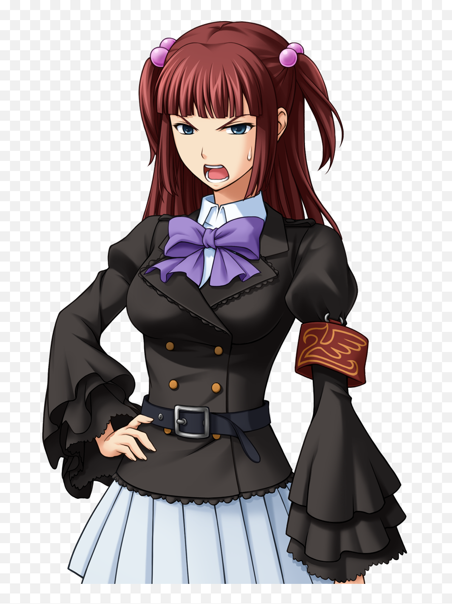 Download Enj A11 Angry 1 - Umineko No Naku Koro Ni Ange Ushiromiya Emoji,Displeased Emoji