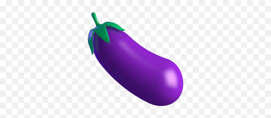 Eggplant Transparent Animated Gif Picture - Eggplant Gif Transparent Emoji,Animated Emoji Android