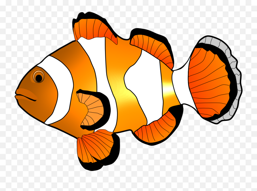 Collection Of Clownfish Clipart - Clown Fish Clipart Black And White Emoji,Puffer Fish Emoji