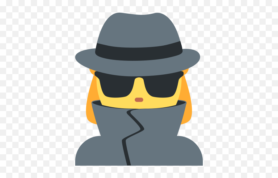 From - Female Detective Emoji,I Don T Care Emoji