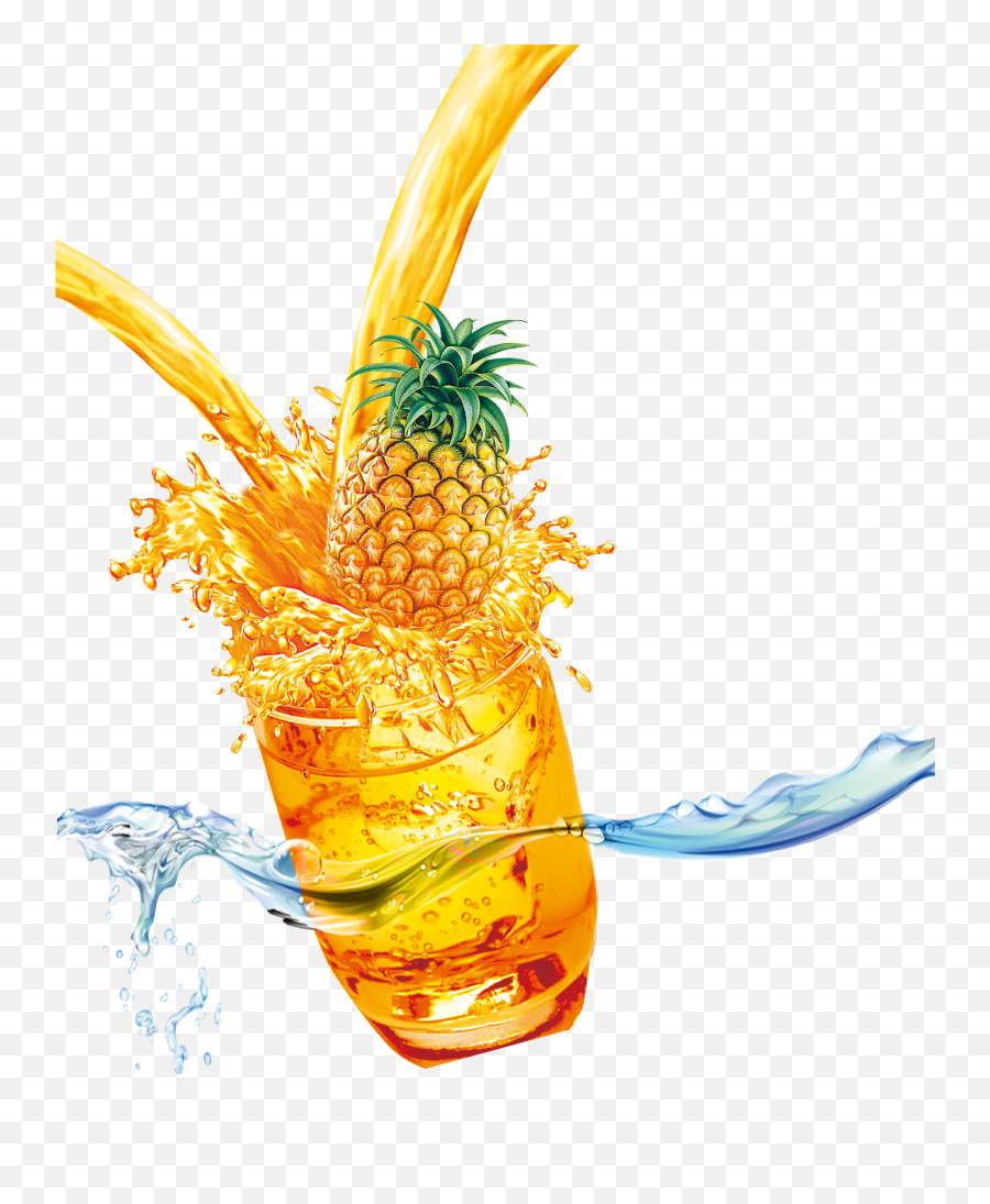 Pin By Pngsector On Pineapple Clip Art U0026 Pineapple - Transparent Pineapple Juice Png Emoji,Pineapple Emoji