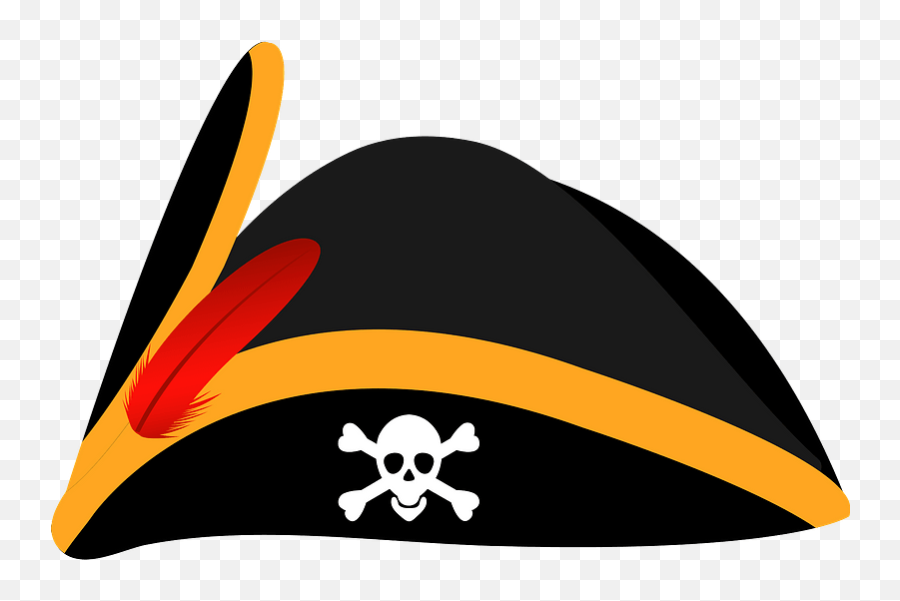Pirate Tricorne Clipart Free Download Creazilla Emoji,Skull And Crossbones Emoji