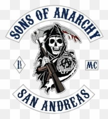 Sons Of Anarchy San Andreas Biker Patch - Sons Of Anarchy San Andreas Emoji,Anarchy Emoji