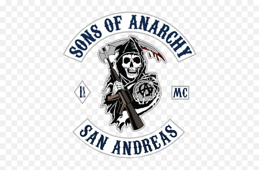 Sons Of Anarchy San Andreas Biker Patch - Sons Of Anarchy San Andreas Emoji,Anarchy Emoji