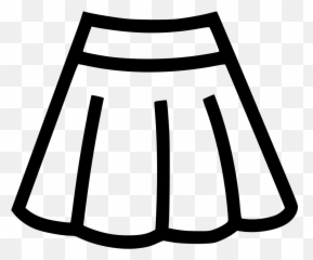 Skirt Clipart Black And White Png - Black And White Skirt Clip Art Emoji,Emoji Skirt