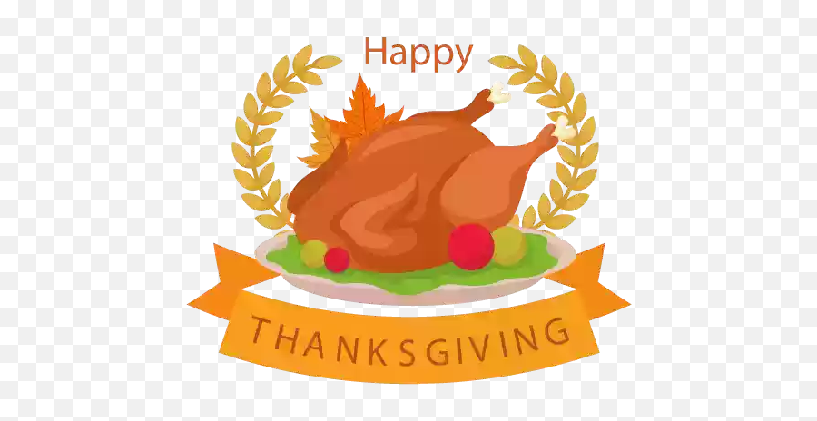 Happy Thanksgiving Wastickersapps 2019 10 Apk Download - Ok Laurel Wreath With Ribbon Png Emoji,Cornucopia Emoji