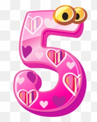 1370x1832 Cute Number Five PNG Clipart Imageu200b Gallery - Numbers Png Emoji