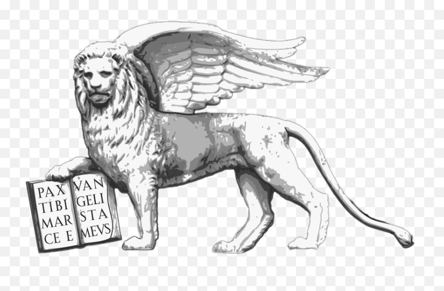 Lion Of Saint Mark - Wikipedia Flag Of Venice Emoji,Lion Face Emoji