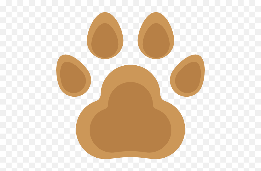 Paw Print Icon At Getdrawings - Transparent Background Dog Paw Print Outline Transparent Emoji,Cat Boot Emoji