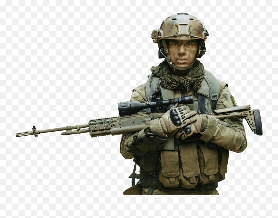 Sniper Soldier Army Gun - Sticker By David Plisken Sniper Soldier Png Emoji,Army Soldier Emoji