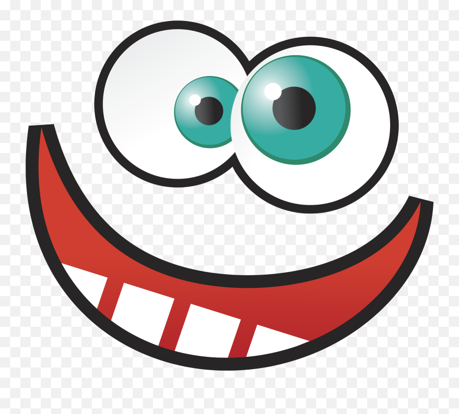 Clipart Of Eyes Crazy And Mouth For Transparent Cartoon - Transparent Eyes And Mouth Clipart Emoji,Crazy Eyes Emoticon