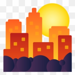 Sunset Emoji - Png