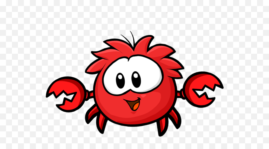 Crab Clipart Club Penguin - Club Penguin Crab Puffle Png Club Penguin Crab Puffle Emoji,Crab Emoticons