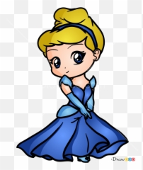 How To Draw Blonde Princess Chibi - Cinderella Chibi Emoji,Blonde Princess Emoji