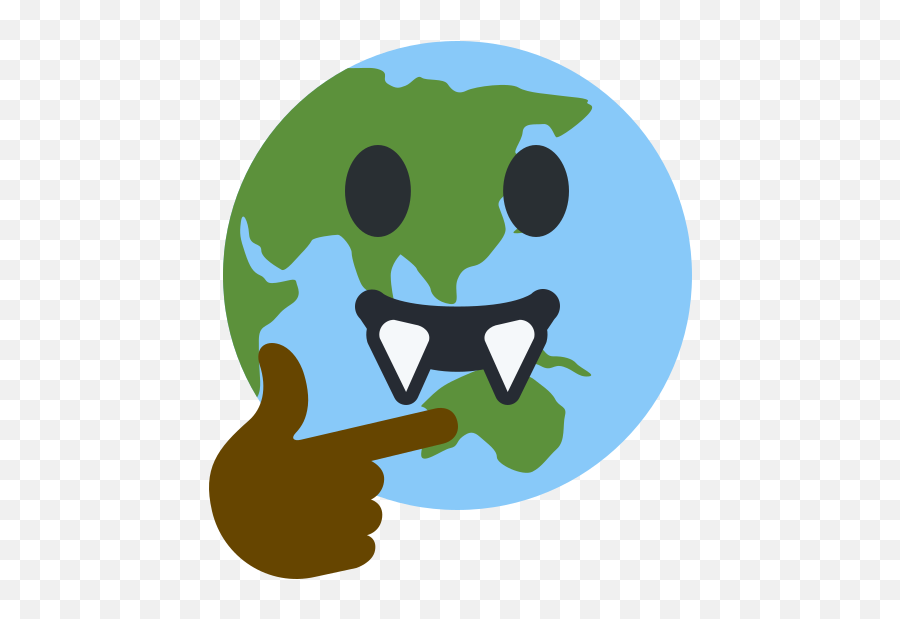 Globe Showing Asia Australia Emoji,Fangs Emoji
