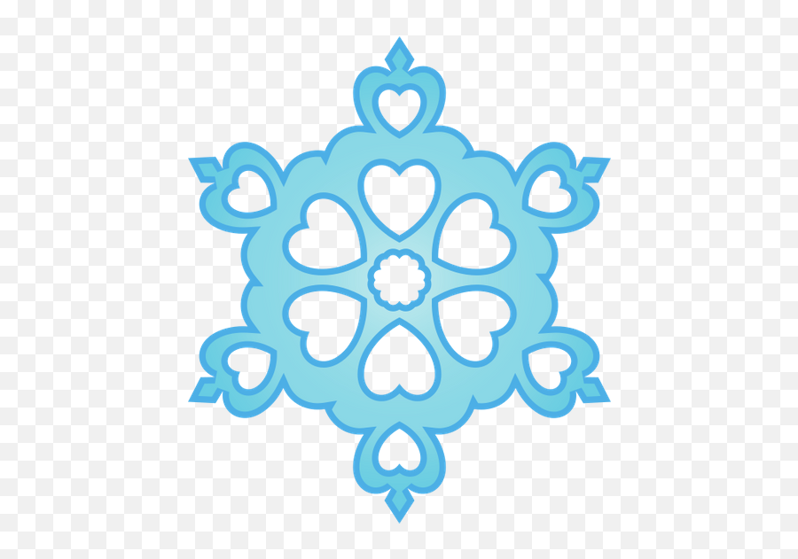 Christmas Holiday Season Snowflakes Celebration Winter - Circle Emoji,Snowflake Emoji