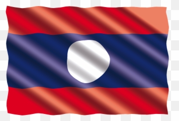 International Flag - Gambar Animasi Bendera Laos Emoji