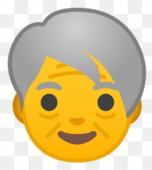Older Person Emoji - Emoji Velho,Adult Emoji